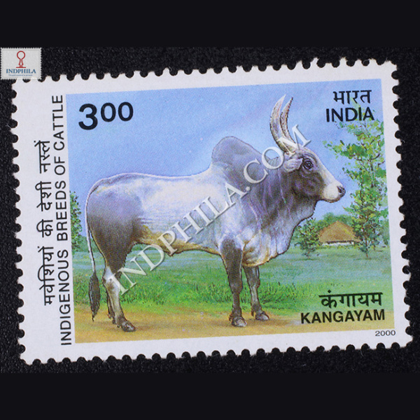 INDIGENOUS BREEDS OF CATTLE KANGAYAM COMMEMORATIVE STAMP