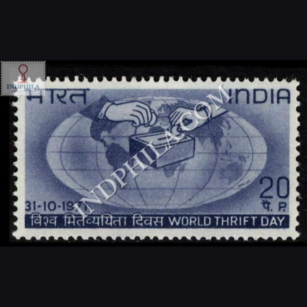 India 1971 World Thrift Day Mnh Single Stamp - Largest Online Dealer ...