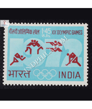 XX OLYMPIC GAMES S2 COMMEMORATIVE STAMP