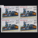 CENTENARY OF SOUTH EASTERN RAILWAY S4 BLOCK OF 4 INDIA COMMEMORATIVE STAMP