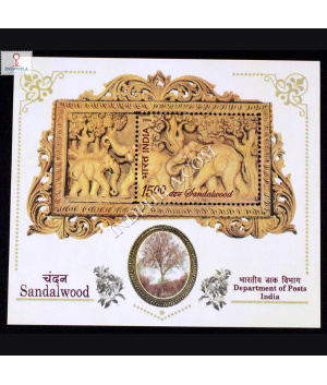 INDIA 2006 SANDALWOOD MNH MINIATURE SHEET