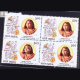 SWAMI PRANAVANANDA BLOCK OF 4 INDIA COMMEMORATIVE STAMP