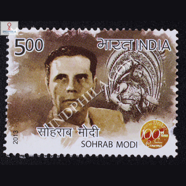 100 Years Of Indian Cinema Sohrab Modi Commemorative Stamp