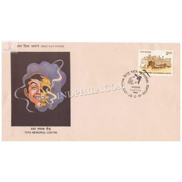 India 1991 Golden Jubilee Of Tata Memorial Centre Bombay Fdc