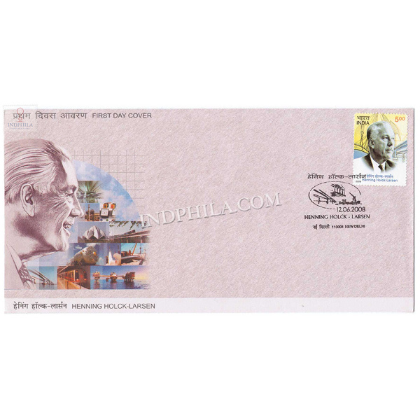 India 2008 Henning Holck Larsen Fdc