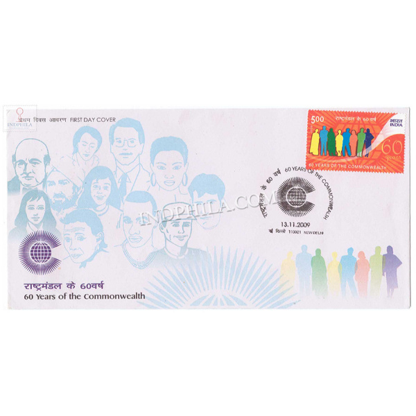 India 2009 60 Years Of The Commonwealth Fdc