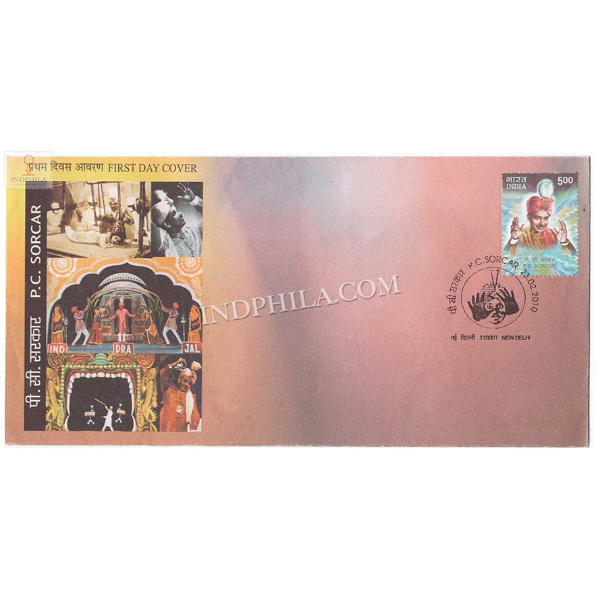 India 2010 P C Sorcar Fdc