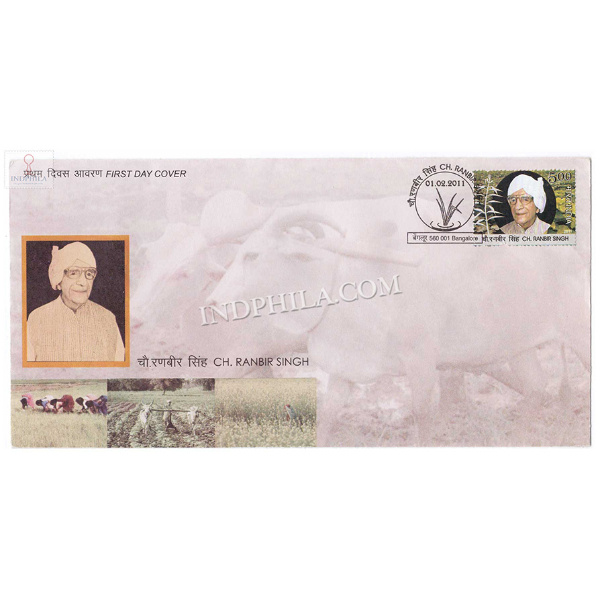 India 2011 Choudhury Ranbir Singh Fdc