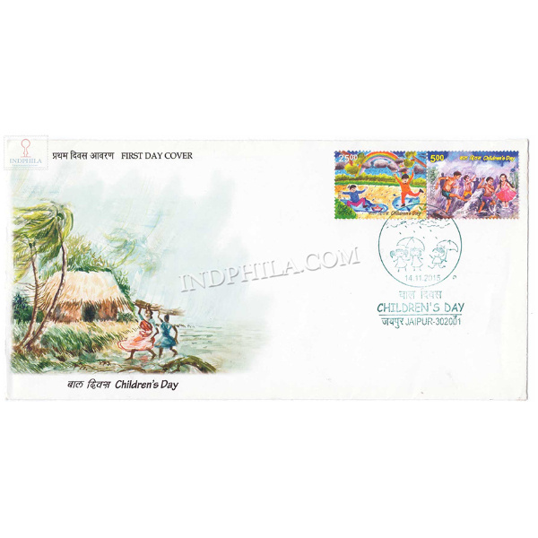 India 2015 Childrens Day Fdc