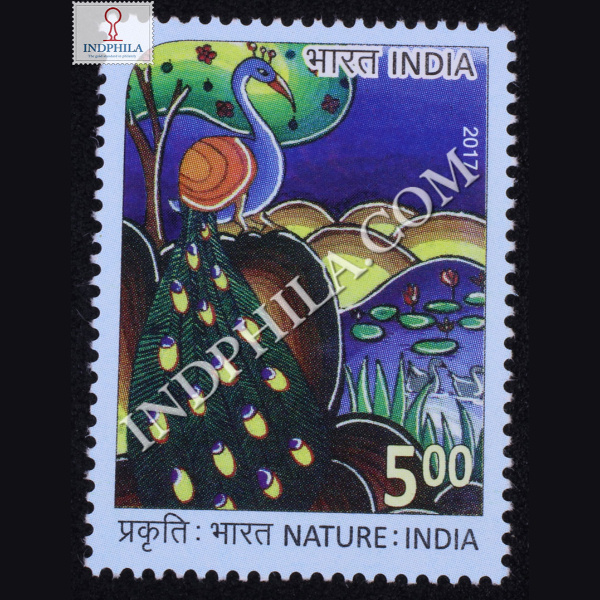 Nature India Peacock Commemorative Stamp