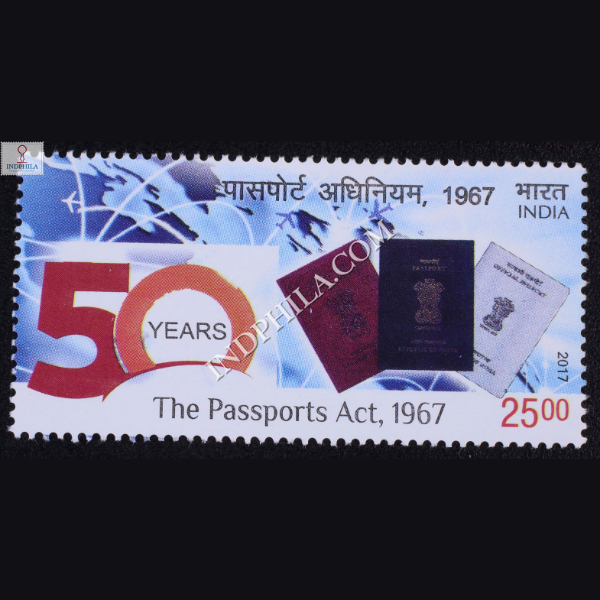 India 2017 The Passports Act 1967 Mnh Single Stamp - Largest Online ...