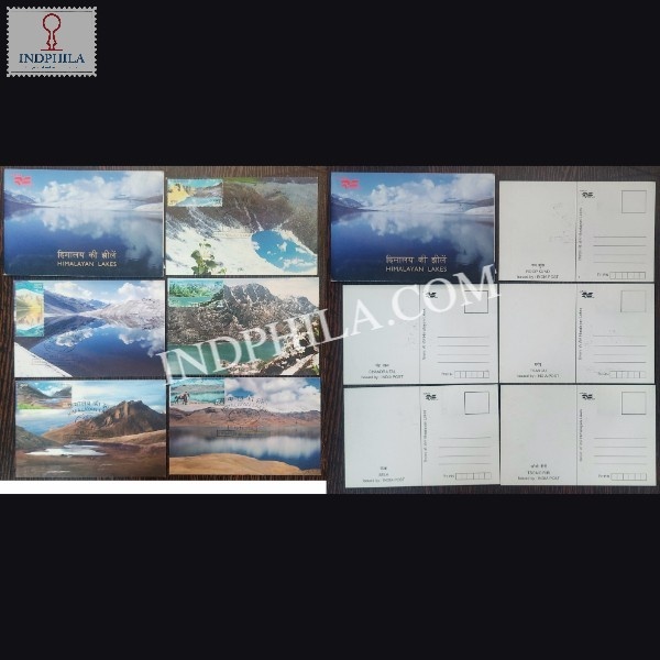 Himalayan Lakes Set Of 5 Maxim Cards