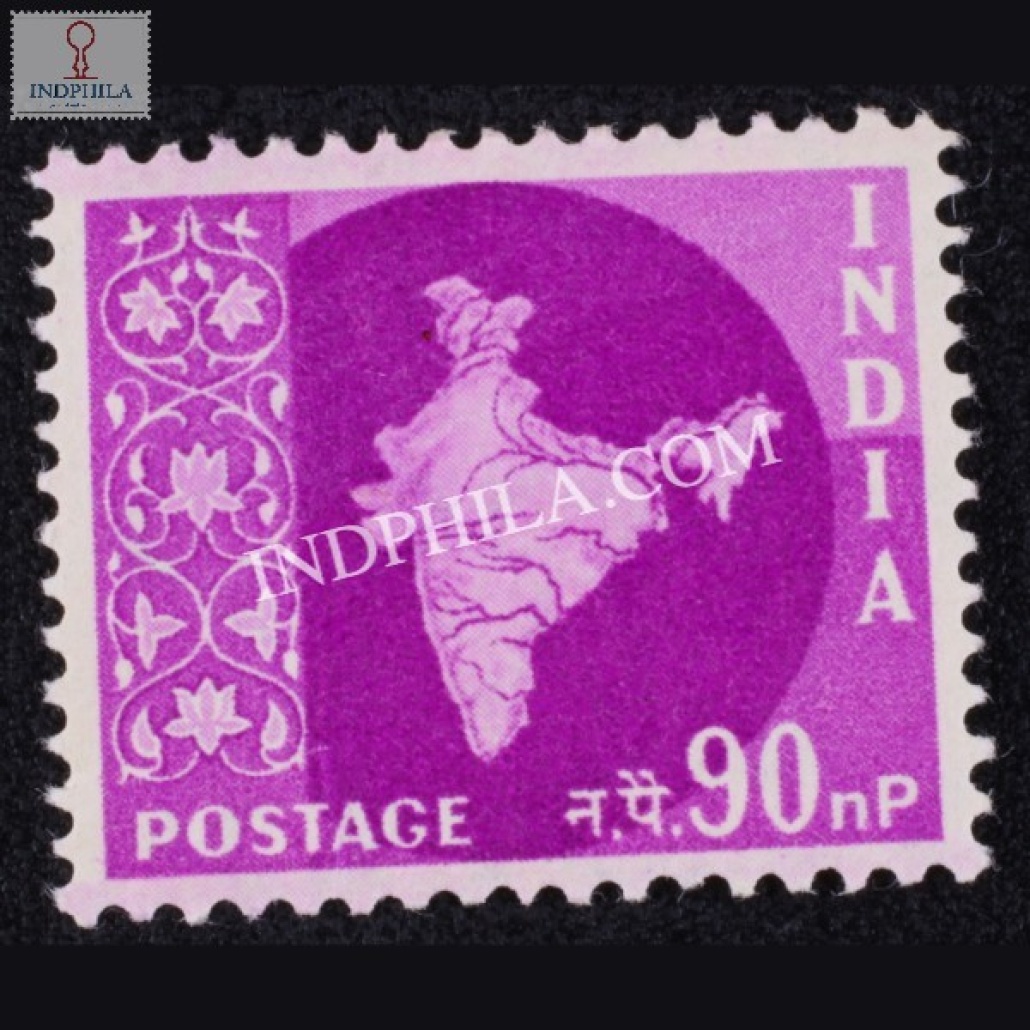 Map of India Ashokan 90np Mnh Definitive Stamp - Largest Online Dealer ...