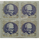 India 2018 India South Africa Joint Issue Gandhi Mnh Block Of 4 Stamp