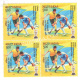 India 2018 Odisha Hockey Mens World Cup S4 Mnh Block Of 4 Stamp