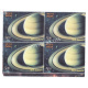 India 2018 The Solar System Saturn Mnh Block Of 4 Stamp