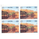 India 2018 Unesco World Heritage Sites In India Forts Amer Fort Mnh Block Of 4 Stamp