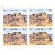 India 2018 Unesco World Heritage Sites In India Forts Gagron Fort Mnh Block Of 4 Stamp