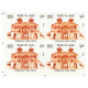 India 2019 Historical Gates Of Indian Forts And Monuments Ajmer Mnh Block Of 4 Stamp