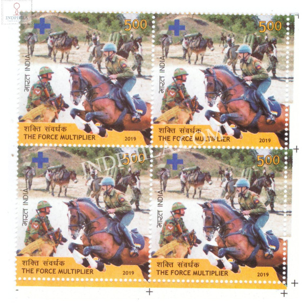 India 2019 The Force Multiplier Mnh Block Of 4 Stamp