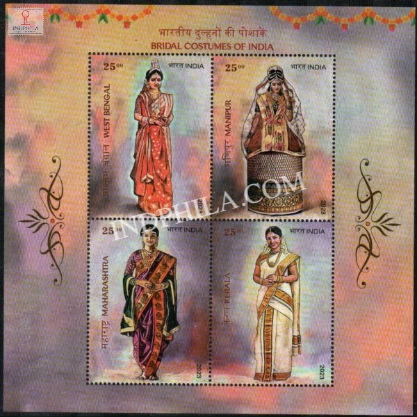 India 2023 Bridal Costumes I Mnh Miniature Sheet