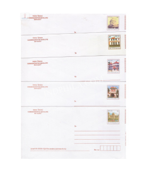 Commemorative Envelope Set Of 5 Top Head Post Office