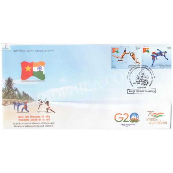 First Day Cover Of India Vietnam Joint Issue Fdc