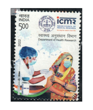 India 2022 Indian Council Of Medical Research Icmr Mnh Single Stamp