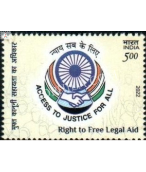 India 2022 Justice For All Mnh Single Stamp