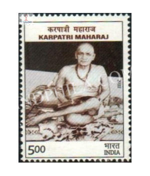 India 2022 Karpatri Maharaj Mnh Single Stamp