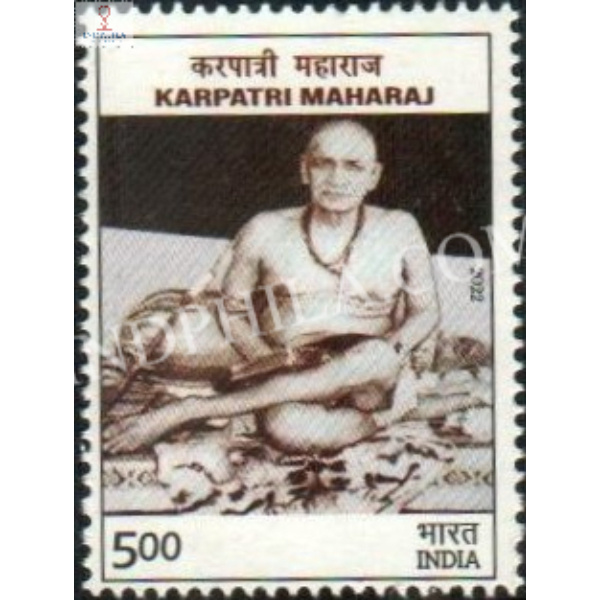 India 2022 Karpatri Maharaj Mnh Single Stamp