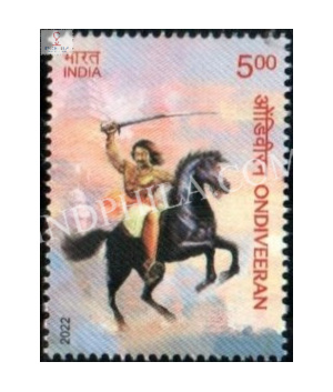 India 2022 Ondiveeran Mnh Single Stamp