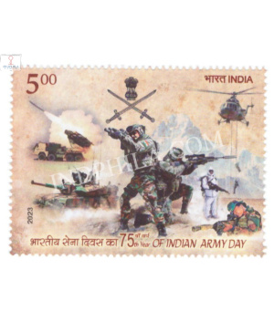 India 2023 Indian Army Day Mnh Single Stamp