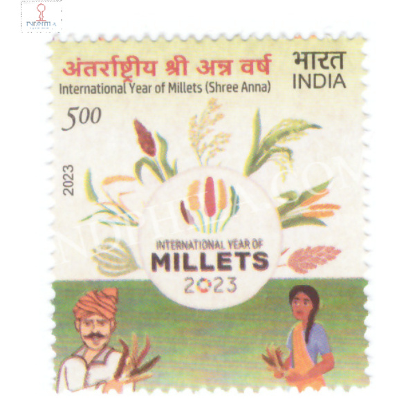 India 2023 International Year Of Millets Mnh Single Stamp