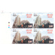 India 2016 Bombay Stock Exchange Mnh Block Of 4 Traffic Light Stamp