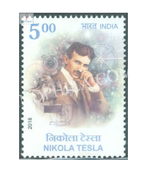 India 2018 70 Years Of Diplomatic Relations Between India And Serbia Nikola Tesla Mnh Single Stamp