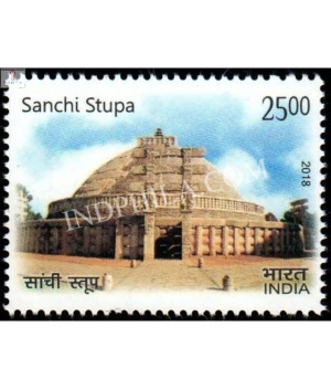 India 2018 India Vietnam Joint Issue With A Theme Of Ancient Heritage Sanchi Stupa Mnh Single Stamp