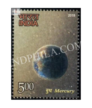 India 2018 Mercury Solar System Mnh Single Stamp