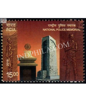 India 2018 National Police Memorial S2 Mnh Single Stamp