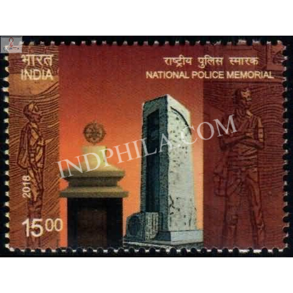 India 2018 National Police Memorial S2 Mnh Single Stamp