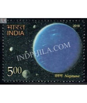 India 2018 Neptune Solar System Mnh Single Stamp