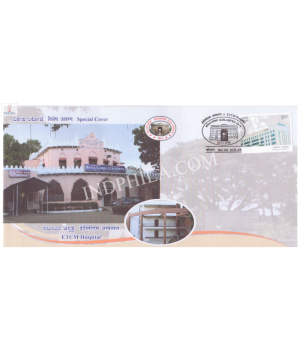 India 2018 Special Cover Of Kolarpex 2018 Etcm Hospital From Kolar Karnataka