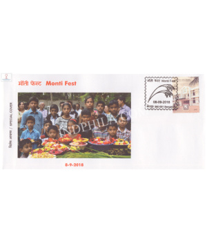 India 2018 Special Cover Of Monti Fest From Bangalore Karnataka