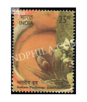 India 2019 Indian Perfumes Sandalwood S1 Mnh Single Stamp