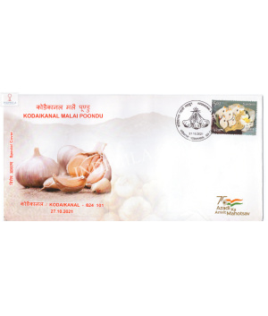 India 2021 Gi Tag Special Cover Of Kodaikanal Malai Poondu Was Released On 27th October 2021 Kodaikanal Tamilnadu