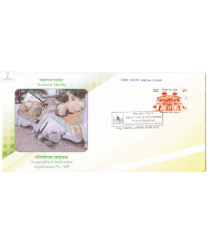 India 2021 Gi Tag Special Cover Of Makra Was Relna Marble Eased On 18th August 2021 Jaipur