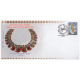 India 2021 Gi Tag Special Cover Of Temple Jewellery Of Nagercoil Unususal Cover With A Real Pices Of Jewellery Work Affixed Was Released On 13th June 2021 Nagercoil Tamilnadu