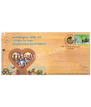 India 2022 Special Cover Of International Day Of Forests From Bangalore Karnataka