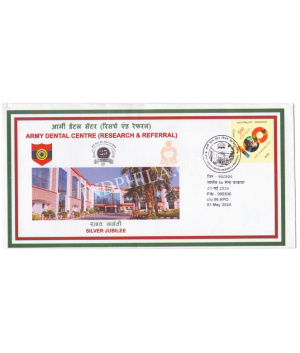 India 2024 Army Dental Centre Research And Referral Army Postal Cover