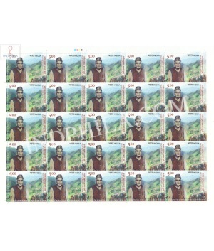 India 2024 Wazir Mohd Hakla Poonchi Mnh Full Sheet 20 Stamps